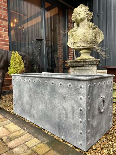 Galvanised trough / Planter - cattle trough 110 cm