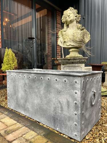 Galvanised trough / Planter - cattle trough 110 cm