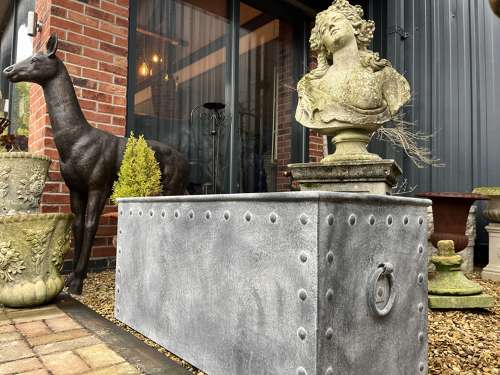 Galvanised trough / Planter - cattle trough 110 cm