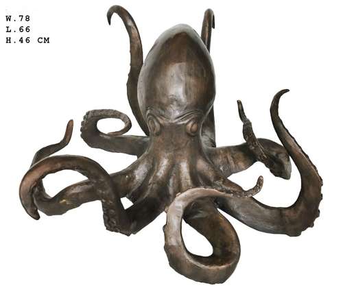 Bronze Octopus - Octopus Statue