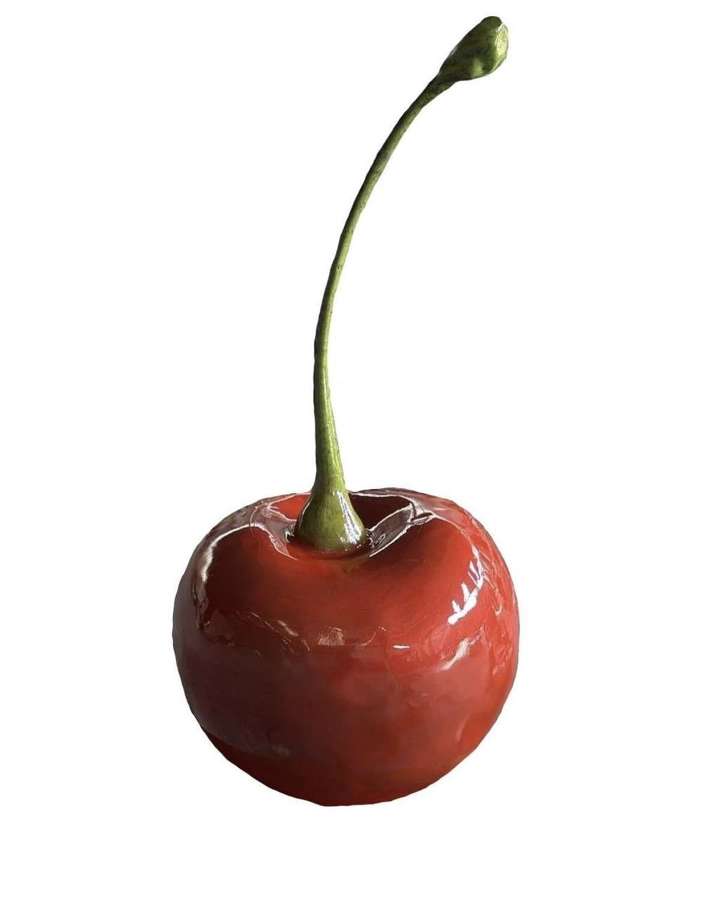 Bronze Cherry - cherry garden sculpture