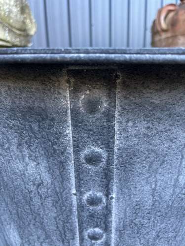 Galvanised Planter - metal garden planter - garden pots