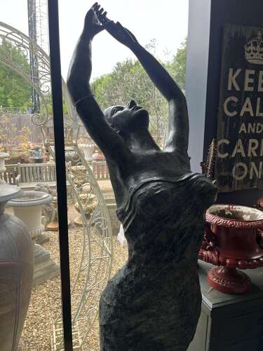 Bronze Standing Lady sculpture - bronze statue