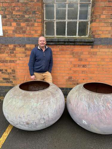 Large Copper Planter - copper pot