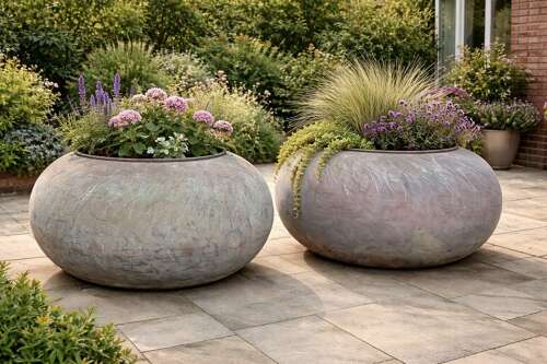 Large Copper Planter - copper pot
