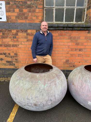 Large Copper Planter - copper pot