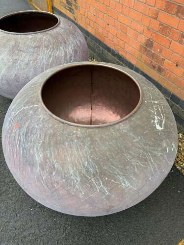 Large Copper Planter - copper pot