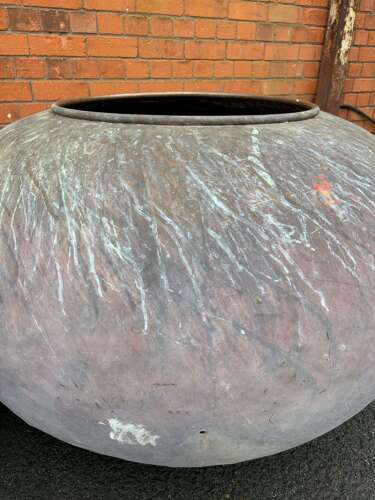 Large Copper Planter - copper pot