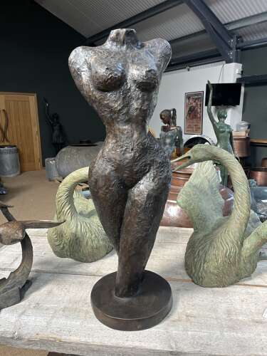 Female Torso - bronze art - bronze torso