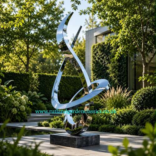 Stainless steel sculpture - garden art