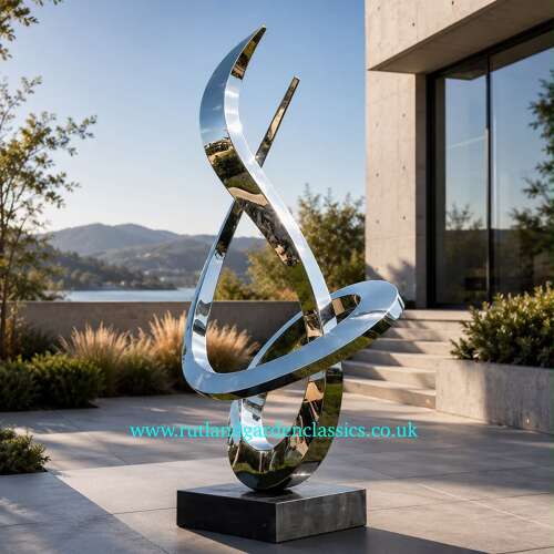 Stainless steel sculpture - garden art