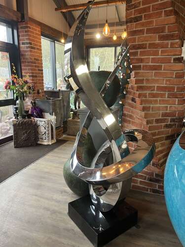 Stainless steel sculpture - garden art