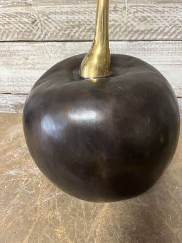 Bronze cherry sculpture - bronze cherry statue