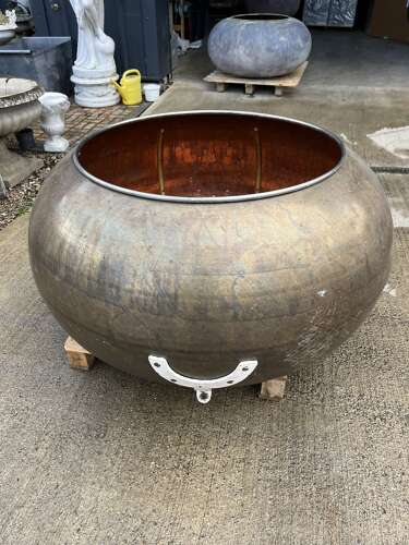 Extra large copper planter - Heavy duty copper