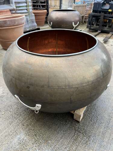 Extra large copper planter - Heavy duty copper
