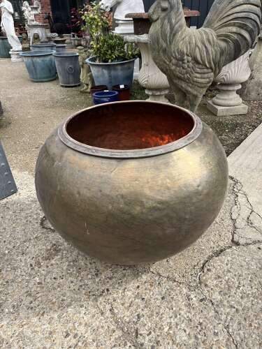 Copper Cauldron - Copper planters - copper pot 100 cm dia