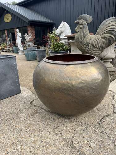 Copper Cauldron - Copper planters - copper pot 100 cm dia