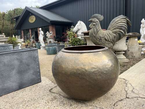 Copper Cauldron - Copper planters - copper pot 100 cm dia
