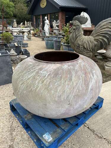 Antique copper - copper planters - reclaimed copper 120 cm