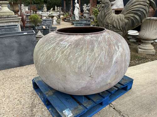 Antique copper - copper planters - reclaimed copper 120 cm