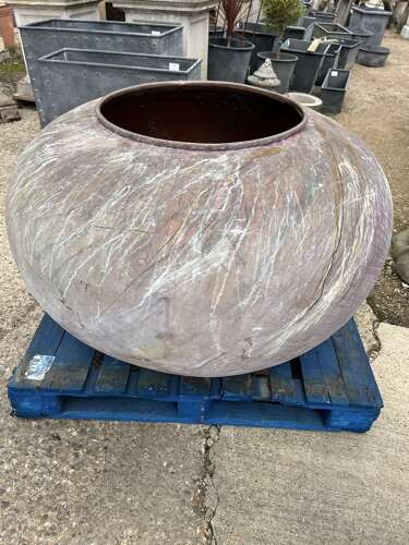 Antique copper - copper planters - reclaimed copper 120 cm