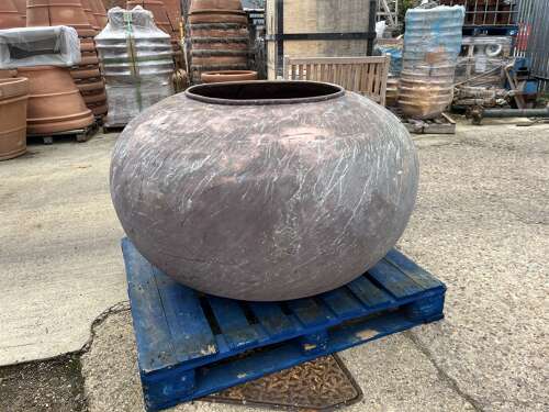 Antique copper - copper planters - reclaimed copper 120 cm
