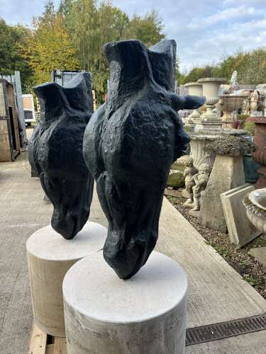 Bronze Horse Head Sculpture  - bronze sculpture - bronze horse