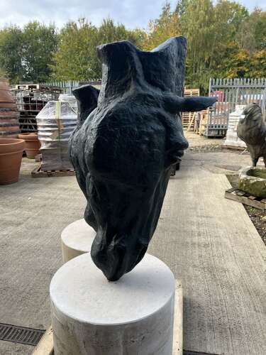 Bronze Horse Head Sculpture  - bronze sculpture - bronze horse