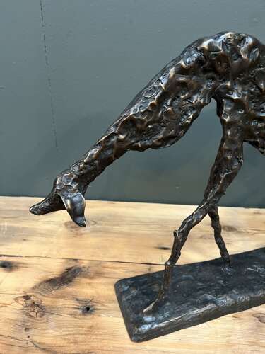 Bronze Dog Sculpture - Starving dog statue