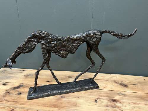 Bronze Dog Sculpture - Starving dog statue
