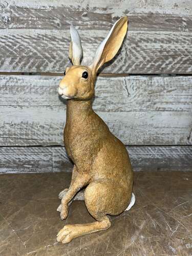 Bronze Hare - bronze hare sculpture 35 cm