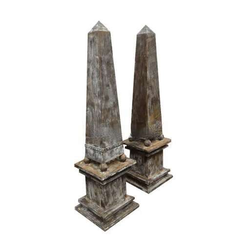 Metal Garden Obelisks 180 cm - Pair of obelisks