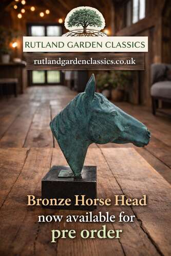 Bronze horse head - Bronze horse sculpture