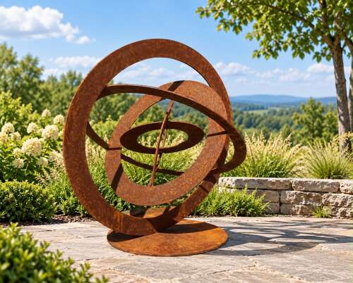 Corten Steel Sculpture 150 cm