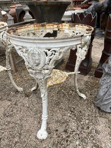 Two Cast iron Britannia pub table bases.