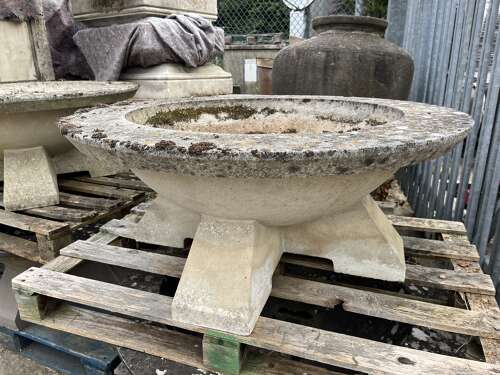Pair of Large Haddonstone Highland Park Planters