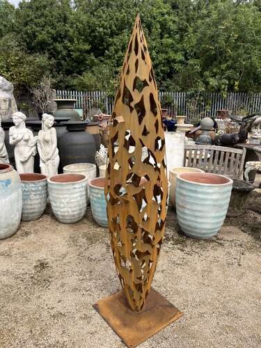 Corten steel sculpture 2.1m - garden sculpture