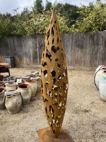 Corten steel sculpture 2.1m - garden sculpture