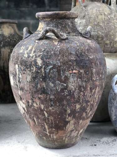 Terracotta jar -  Antique looking Atlantis jar 82 cm