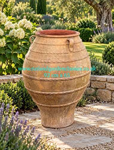 Terracotta olive jar - antique look jar