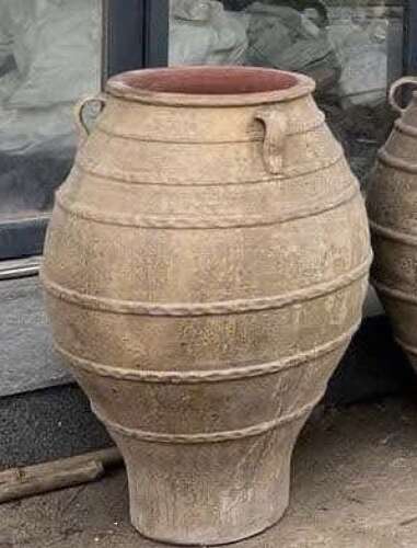 Terracotta olive jar - antique look jar